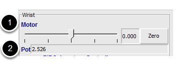 Setting a motor's speed with LiveWindow.