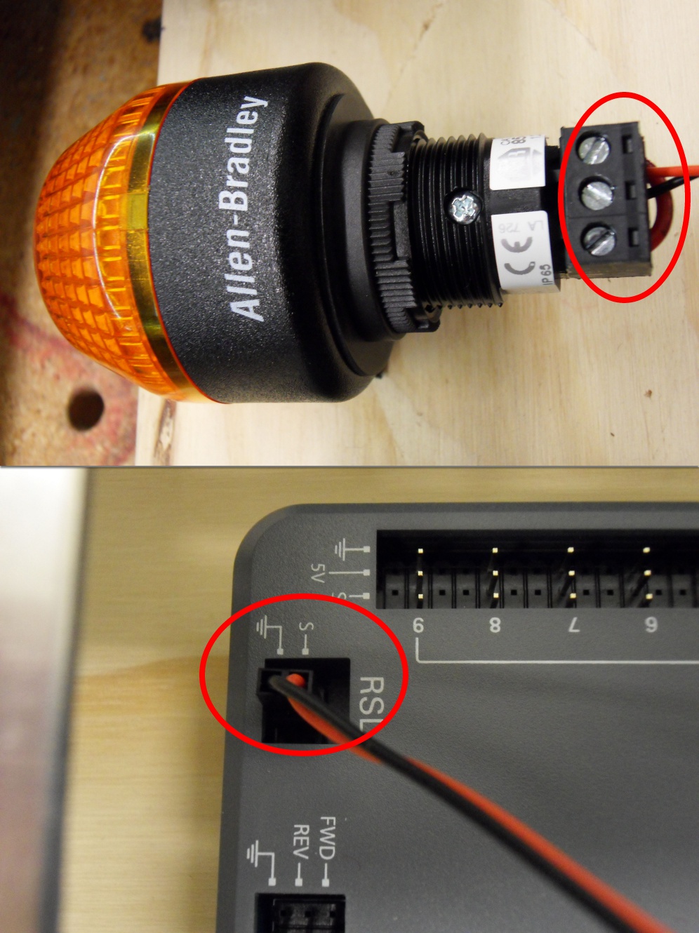 Robot Signal Light (rsl) wiring from roboRIO to RSL