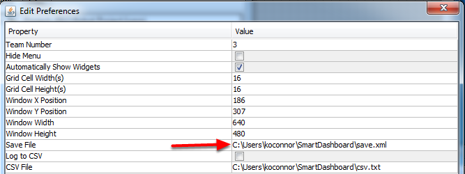 In Preferences the "Save File" key shows the location of the save file.