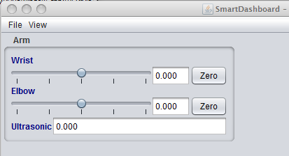 Modifying the components of a subsystem in SmartDashboard.